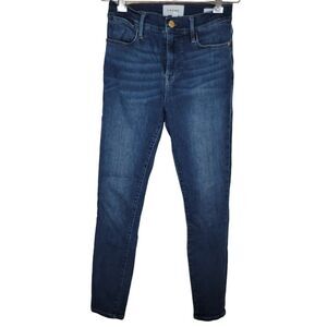 Frame Le High Skinny Crop denim jeans size 25